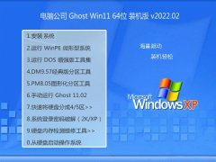 电脑公司win11免激活64位精选怀旧版v2022.02